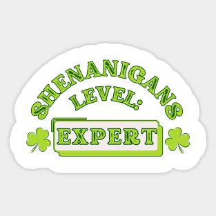 Shenanigans Level Expert Sticker